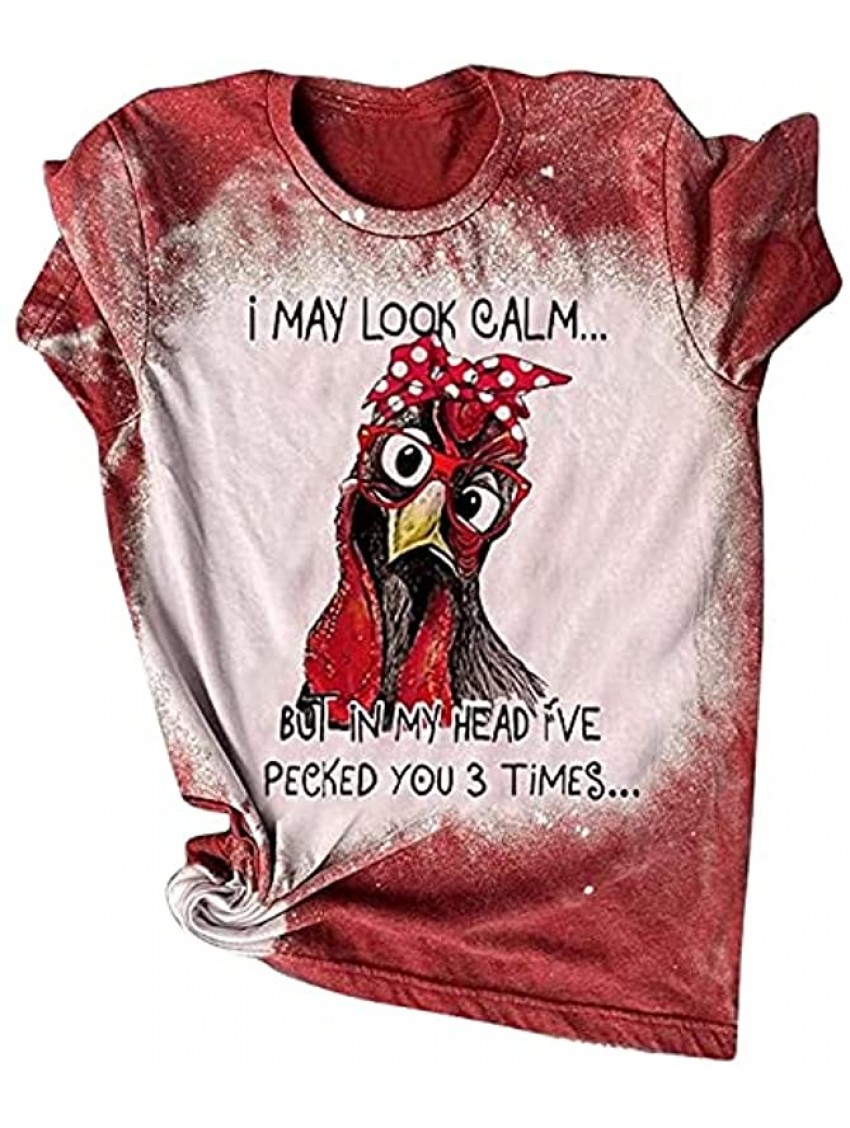 Kanzd Thanksgiving T-Shirt for Women Funny Pumpkin Graphic Tee Tops Casual Bleached Short Sleeve Holiday Crewneck Tunic Tops
