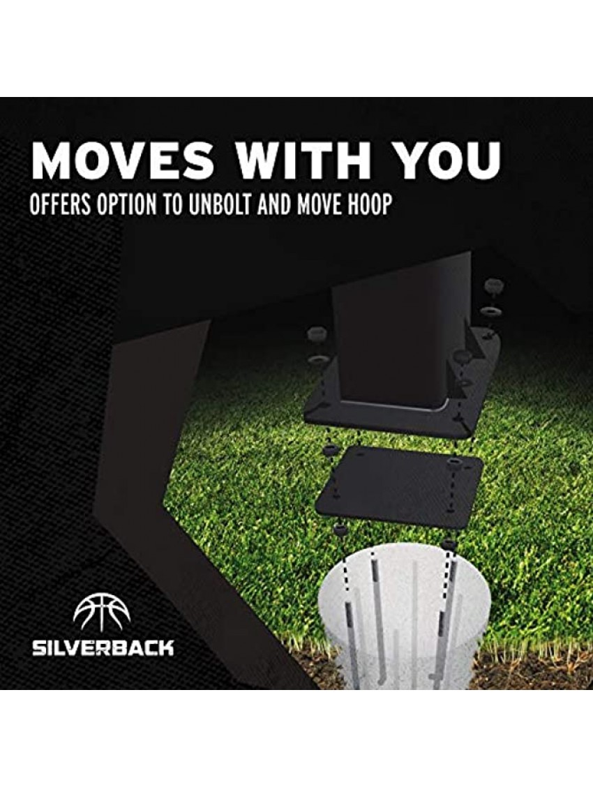 Silverback 7 Basketball Hoop Anchor Kit Designed for Silverback Goaliath and Hoopstar Basketball Hoops