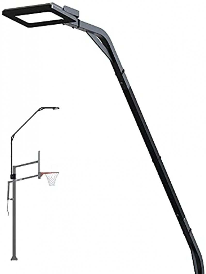 Silverback LED Basketball Hoop Light Illuminates Backboard Rim and Court and Fits Square and Goaliath In-Ground Hoops