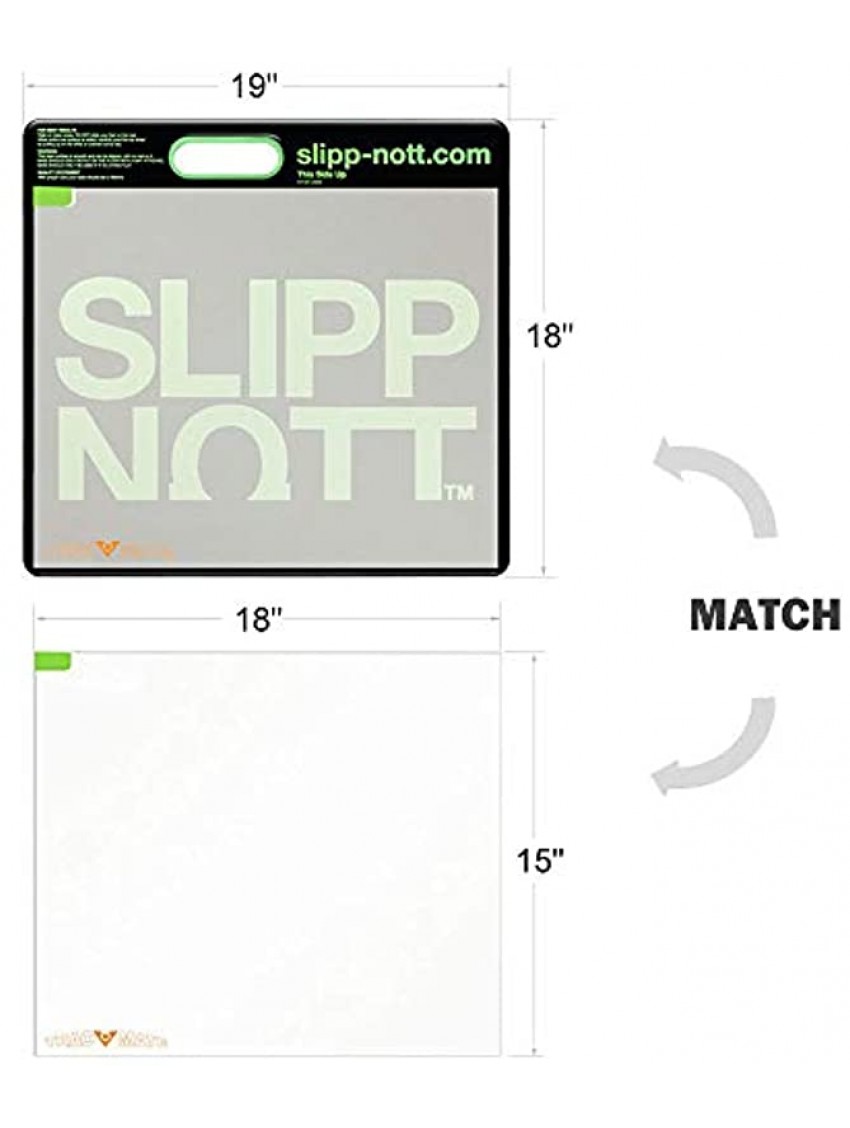 Slipp-Nott Traction System for Basketball Volleyball 60 Sheets Sticky Mat Replacement Refill Pad