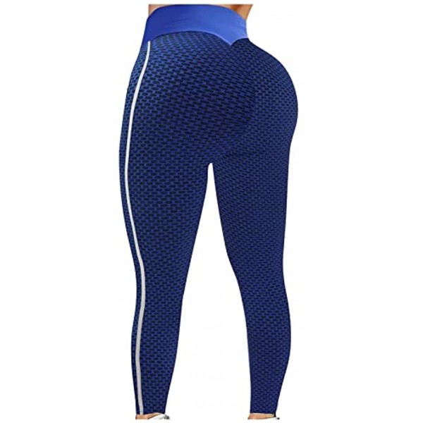 Women Scrunch Butt Lifting Leggings Textured Yoga Pants High Waisted Plus Size Running Tights Compression Sweatpants