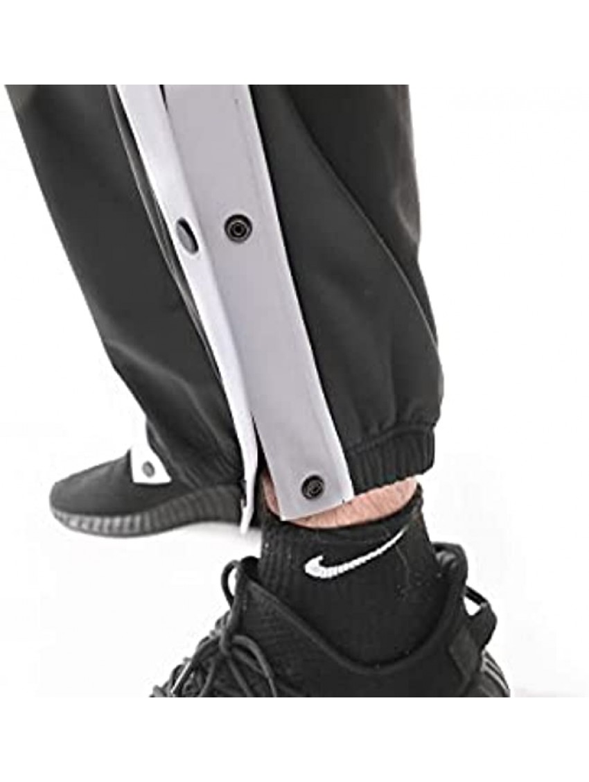 HQTN Men's Bandanna Tear Away Pants for Post Surgery Basketball Loost Fit Active Workout Sweatpants