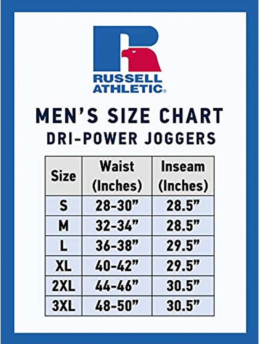 Russell Athletic Men's Dri-Power Fleece Joggers