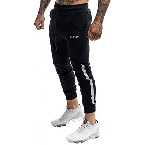 Wangdo Men's Slim Joggers Gym Workout Pants,Sport Training Tapered Sweatpants,Casual Athletics Joggers for Running